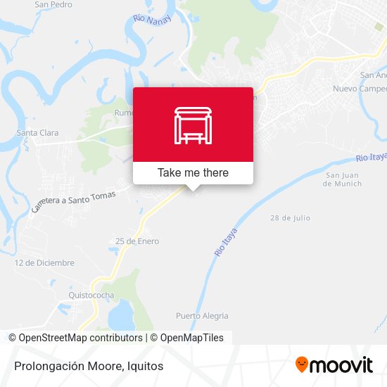 Prolongación Moore map