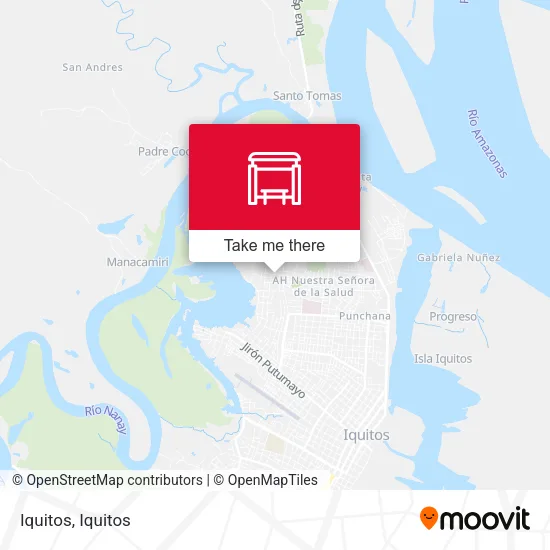 Iquitos map
