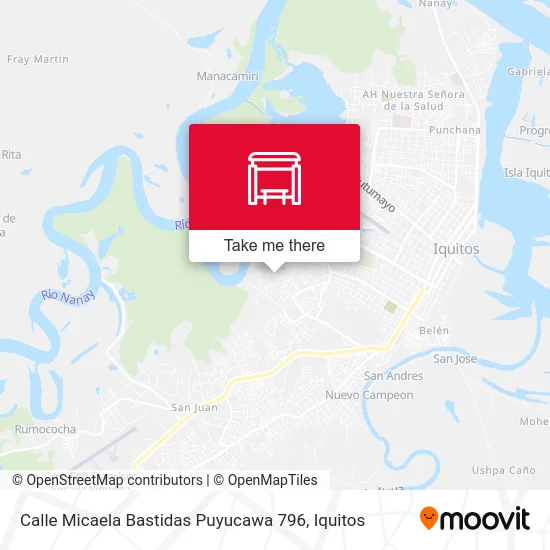 Calle Micaela Bastidas Puyucawa 796 map