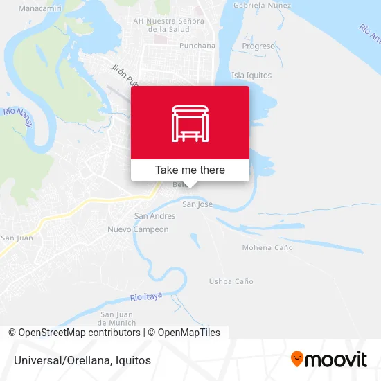 Universal/Orellana map