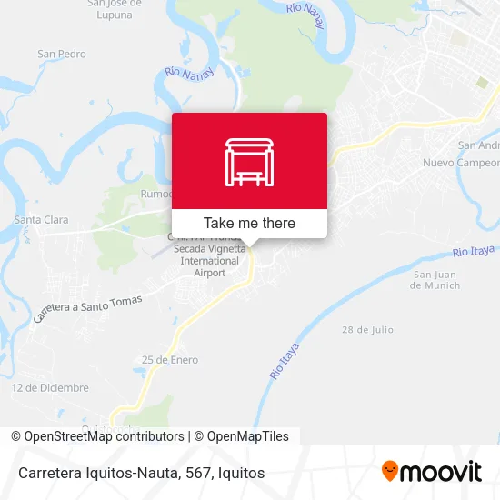 Carretera Iquitos-Nauta, 567 map