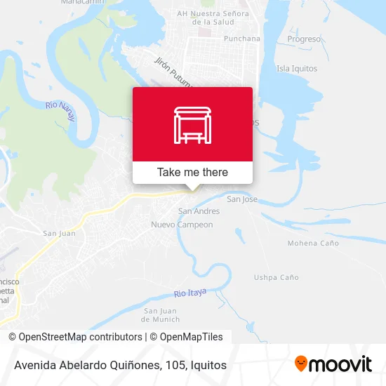 Avenida Abelardo Quiñones, 105 map