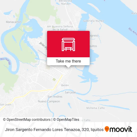 Jiron Sargento Fernando Lores Tenazoa, 320 map