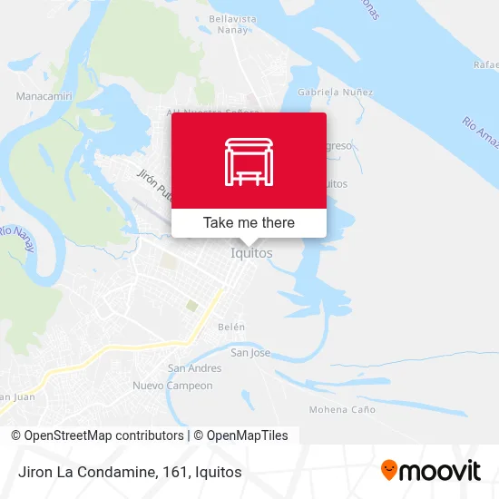 Jiron La Condamine, 161 map