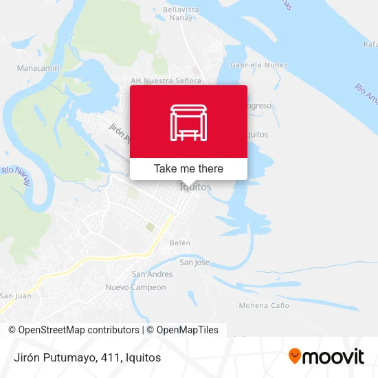 Jirón Putumayo, 411 map