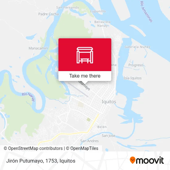 Jirón Putumayo, 1753 map