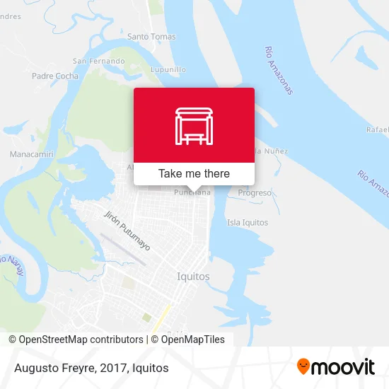 Augusto Freyre, 2017 map