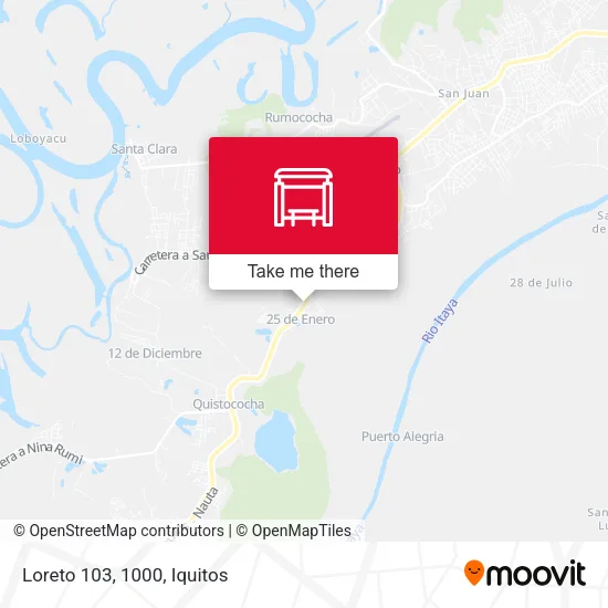 Loreto 103, 1000 map