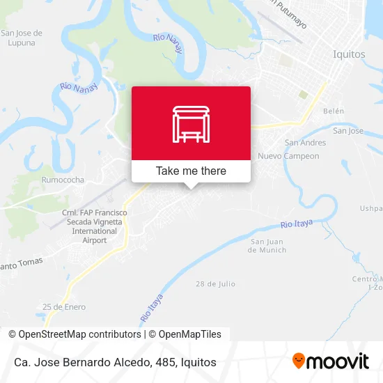 Ca. Jose Bernardo Alcedo, 485 map