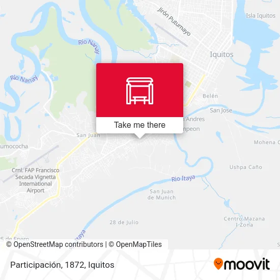 Participación, 1872 map