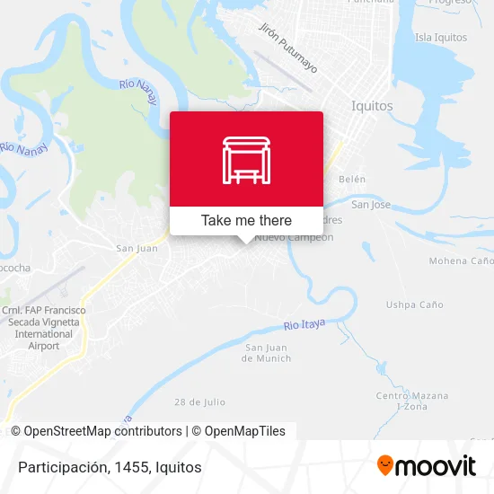 Participación, 1455 map