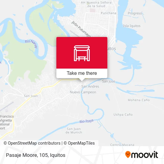 Pasaje Moore, 105 map