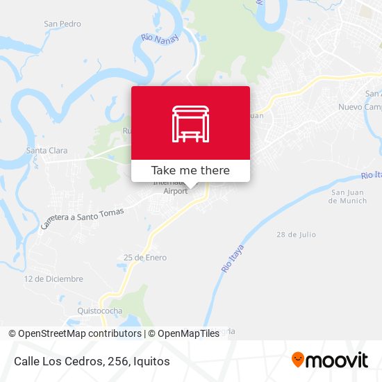 Mapa de Calle Los Cedros, 256