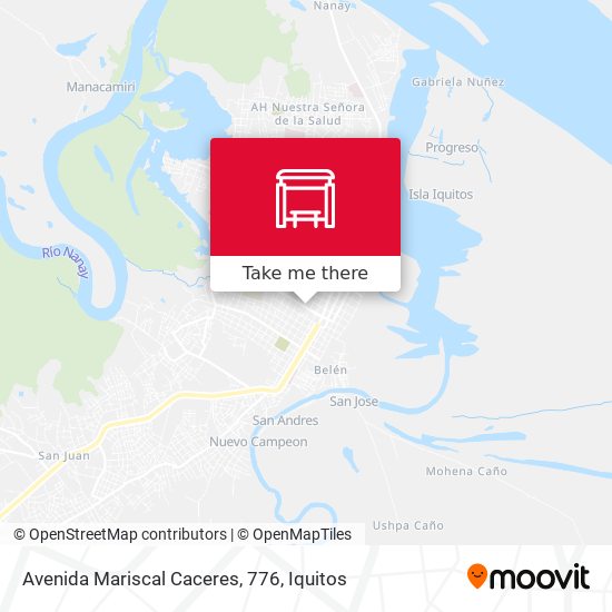 Mapa de Avenida Mariscal Caceres, 776