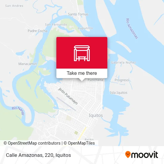 Calle Amazonas, 220 map