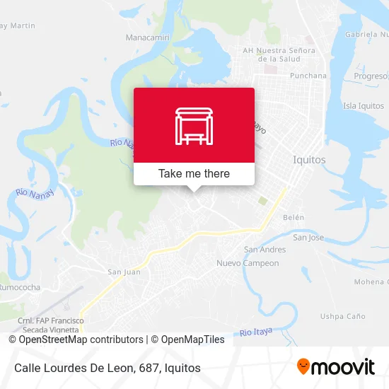 Calle Lourdes De Leon, 687 map