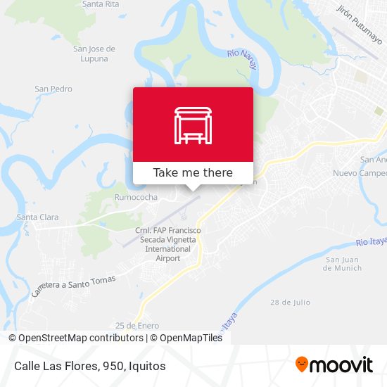 Calle Las Flores, 950 map