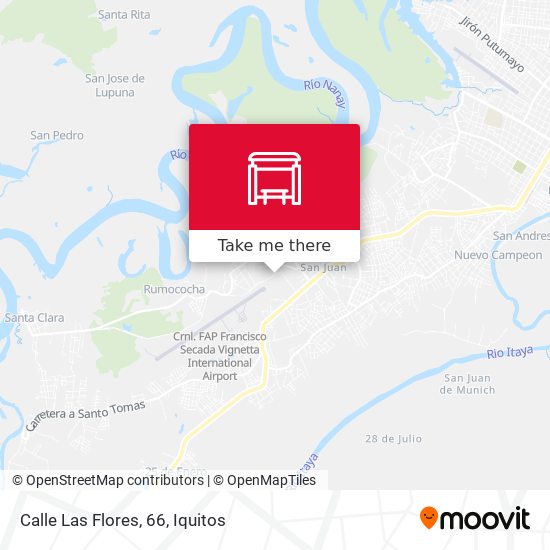 Calle Las Flores, 66 map