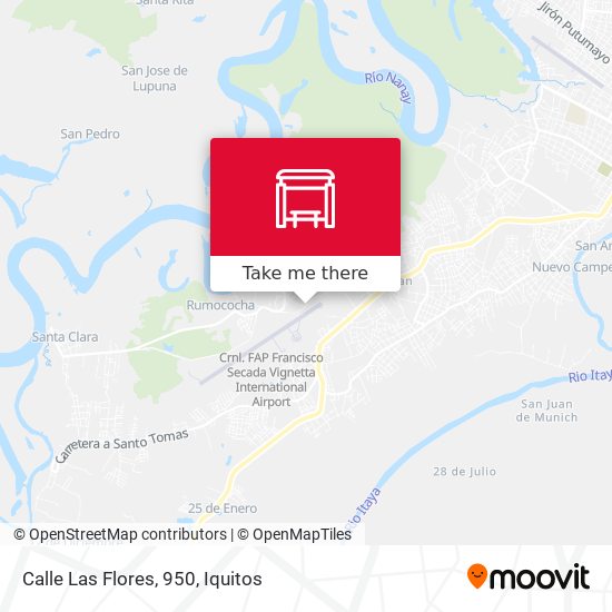 Calle Las Flores, 950 map