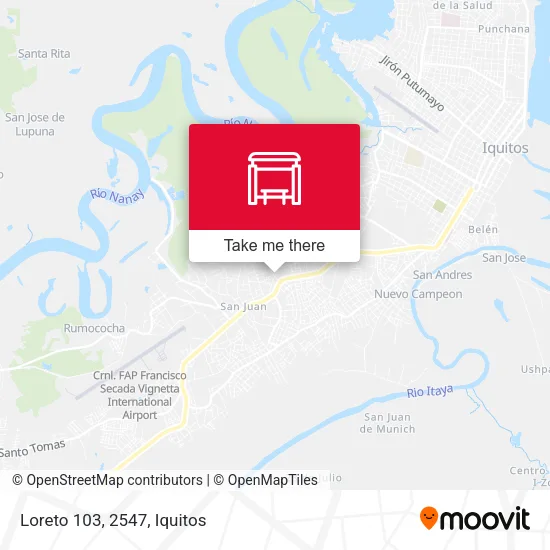 Loreto 103, 2547 map