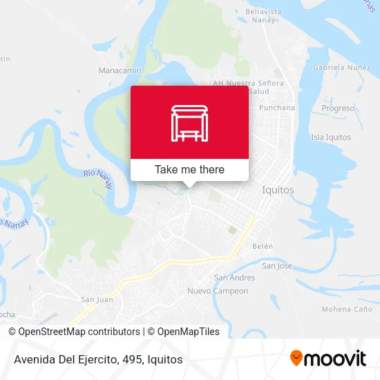 Avenida Del Ejercito, 495 map