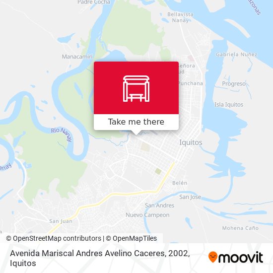 Mapa de Avenida Mariscal Andres Avelino Caceres, 2002