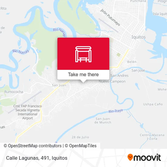 Calle Lagunas, 491 map