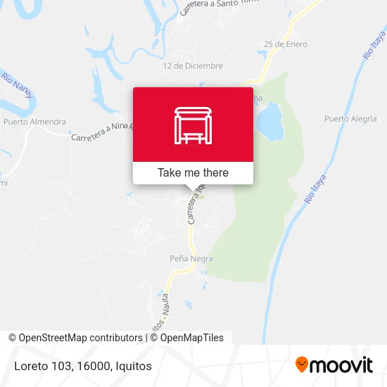 Loreto 103, 16000 map