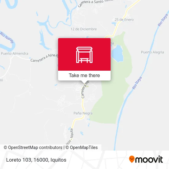 Loreto 103, 16000 map