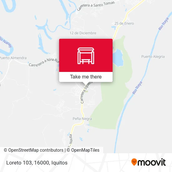 Loreto 103, 16000 map