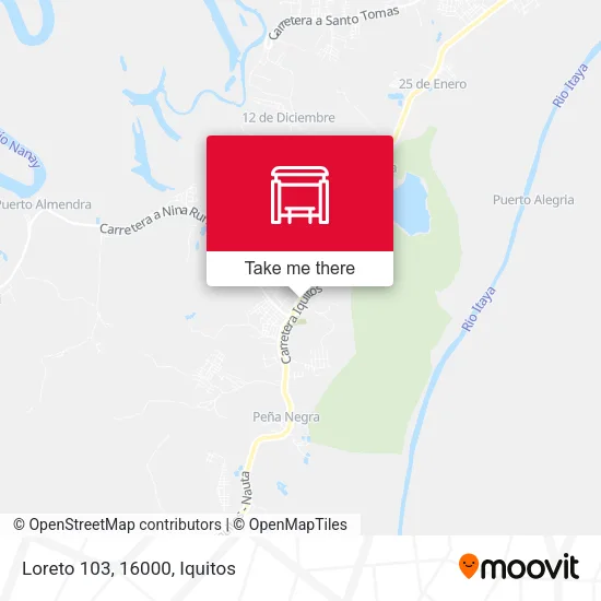 Loreto 103, 16000 map