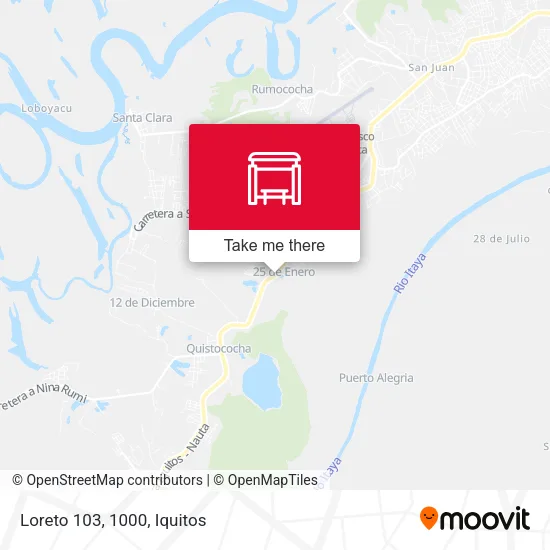 Loreto 103, 1000 map