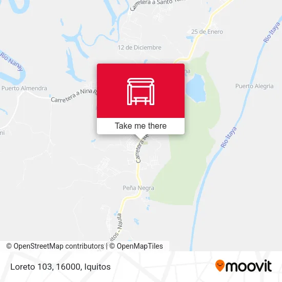 Loreto 103, 16000 map