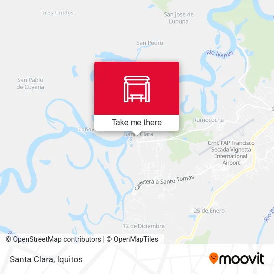 Santa Clara map