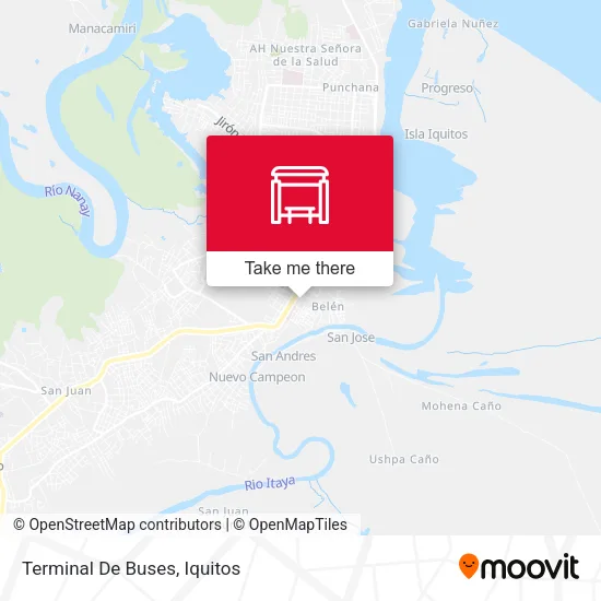 Terminal De Buses map