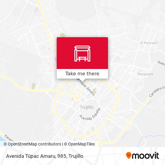 Avenida Túpac Amaru, 985 map
