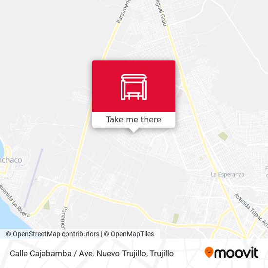 Calle Cajabamba / Ave. Nuevo Trujillo map
