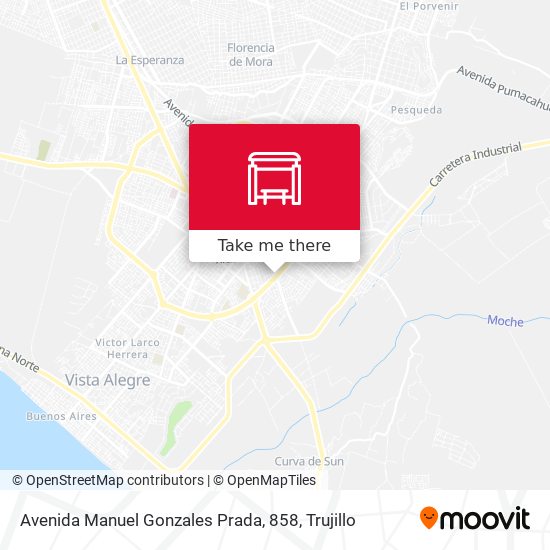 Mapa de Avenida Manuel Gonzales Prada, 858