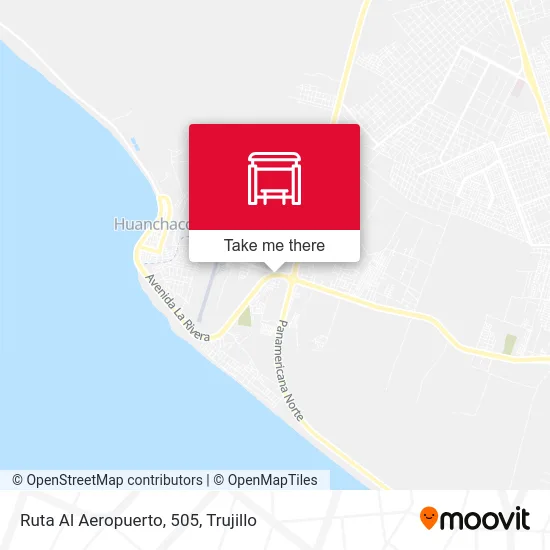 Ruta Al Aeropuerto, 505 map