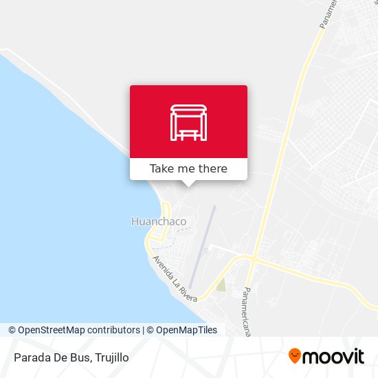 Mapa de Parada De Bus