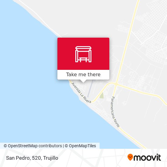 San Pedro, 520 map