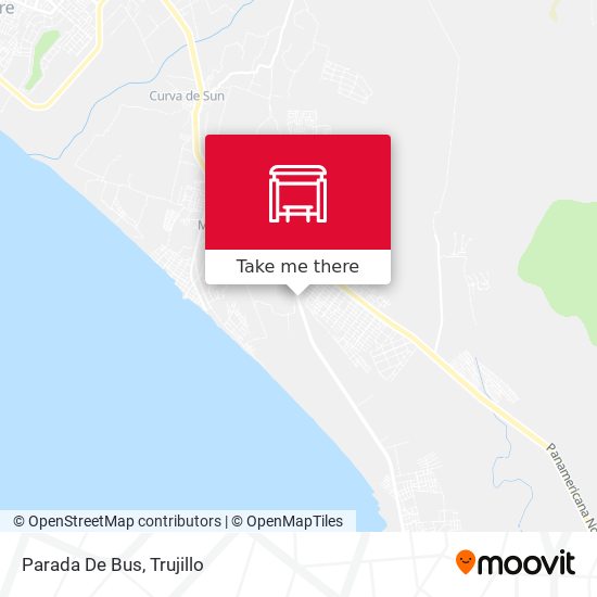 Mapa de Parada De Bus