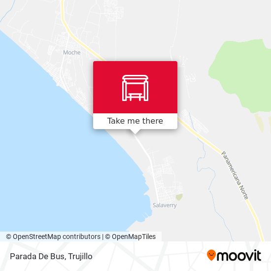 Mapa de Parada De Bus