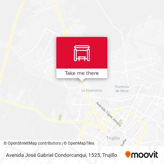 Mapa de Avenida José Gabriel Condorcanqui, 1525