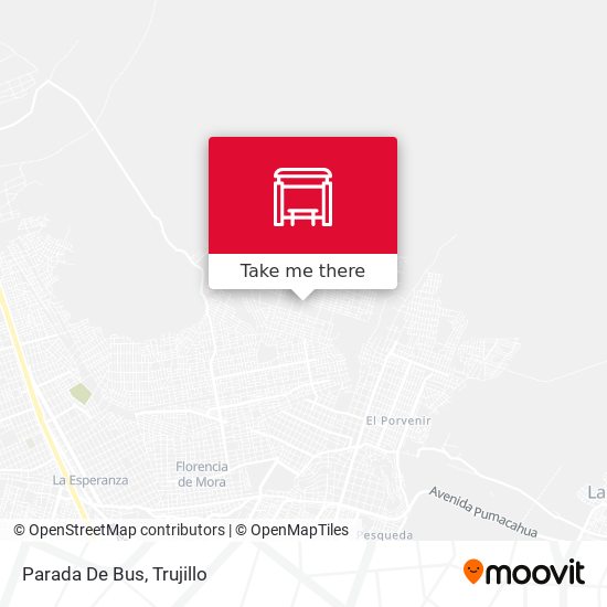 Mapa de Parada De Bus