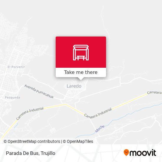 Mapa de Parada De Bus