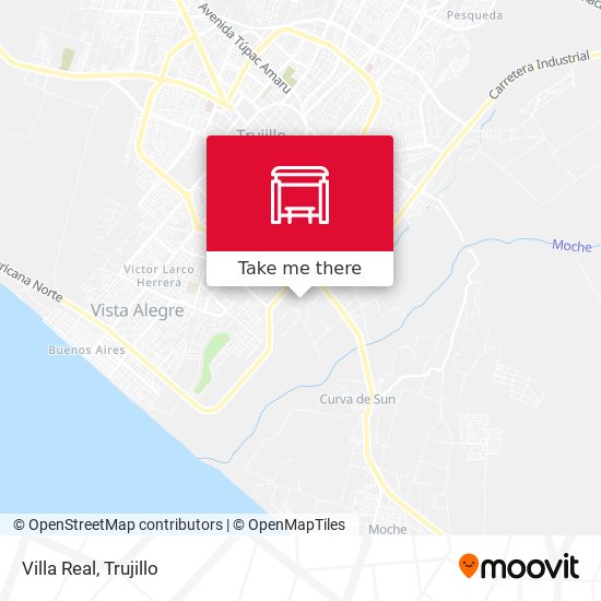 Villa Real map