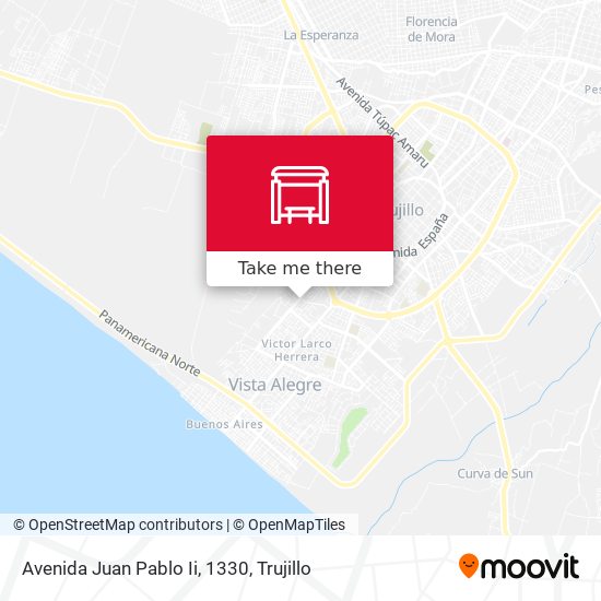 Avenida Juan Pablo Ii, 1330 map