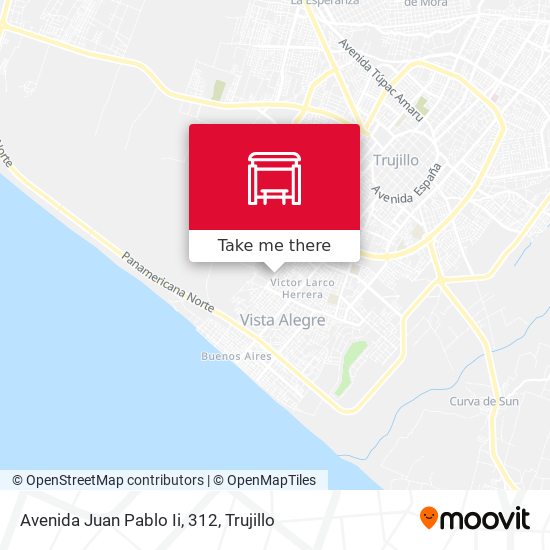 Mapa de Avenida Juan Pablo Ii, 312