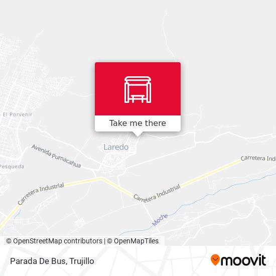 Mapa de Parada De Bus